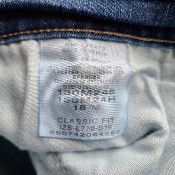 Riders by Lee Woman's Flex Stright Leg Jeans, Size: 18 Color: Blue - Picture 9 of 13